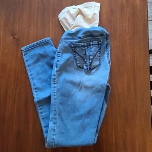 Indigo Blue maternity skinny jeans size medium